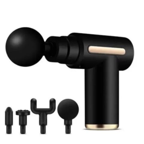 Massageador Elétrico Profissional Muscular Pistola Portátil Massagem Alta Frequência