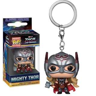CHAVEIRO FUNKO POP KEYCHAIN MARVEL THOR: LOVE AND THUNDER - MIGHTY THOR NOVO ORIGINAL