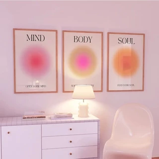 Quadro Decorativo Para Quarto e Sala Mind Body Soul