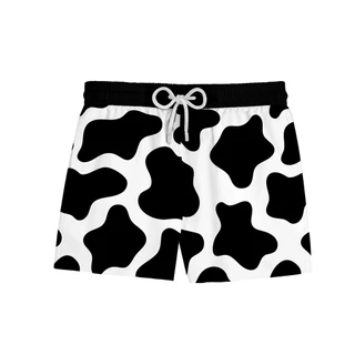Short Praia Masculino Animal Print Vaca REF 0320