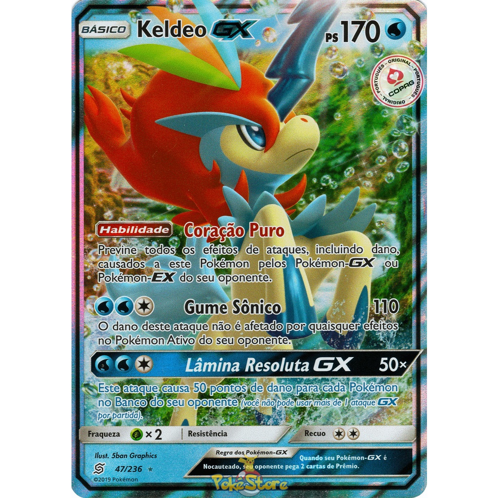 keldeo gx pokemon card Keldeo GX Full Art 219/236 DE – Deckshop.de main image 1