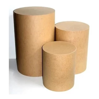 Trio P M G Cilindro Mdf Cru Decoração Para Festa - Oferta