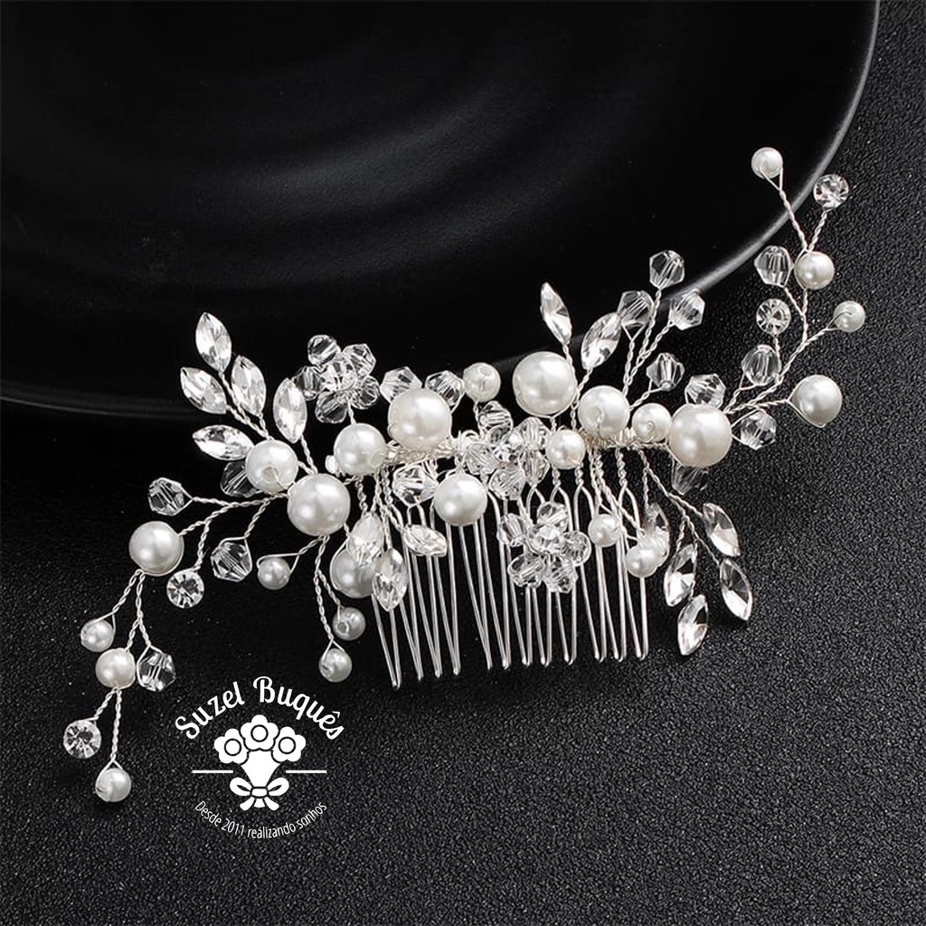 Arranjo Para Cabelo Noiva Grinalda Casamentos Ensaios Fotos