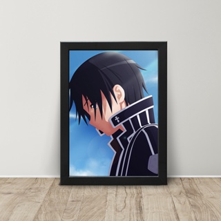 Quadro Decorativo A4 Anime Sword Art Online