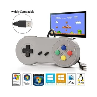Controle Super Nintendo Snes Usb P/ Pc Jogos Raspberry Mac Emulador Arcade