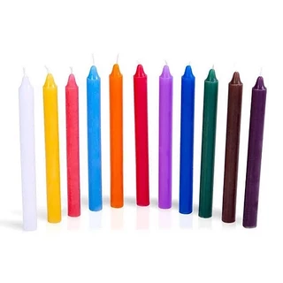 Vela Coloridas, Branca, Dourado e Prata 1KG Parafina Pura Escolha a COR