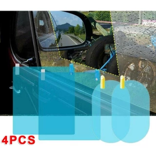 kit 4 Peças Película anti Embaçante Anti chuva Filme retrovisor de chuva e nevoeiro