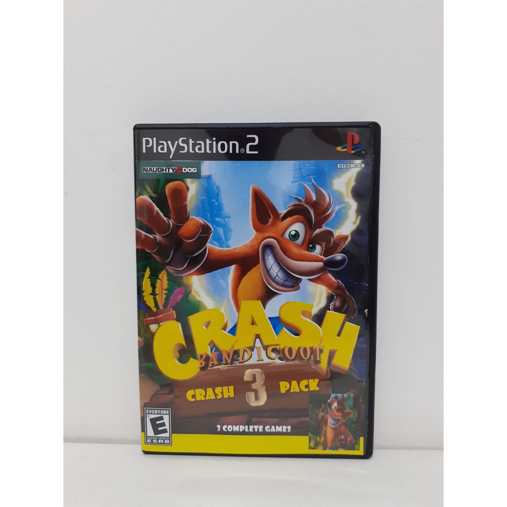 Coleção Crash Bandicoot 4 Discos em Portugues Ps2 Jogo Patchs