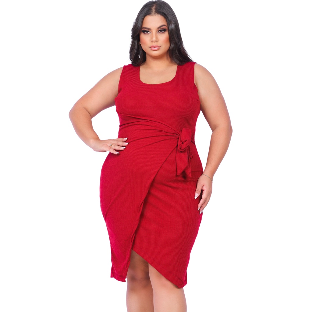Vestido Tubinho Vestido Curto Para Gordinha Vestido Feminino Plus