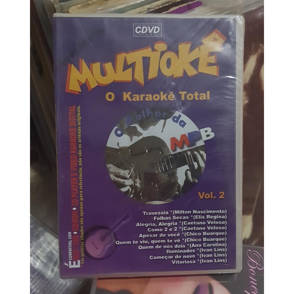 DVD Karaokê MPB Vol. 2 - Loja Mega Karaokê