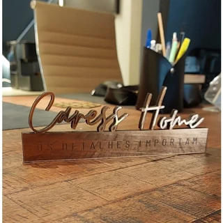 Letreiro Placa decorativa de mesa - Profissão Personalizada Acrílico