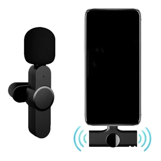 Microfone Lapela Wireless P/Android type-c