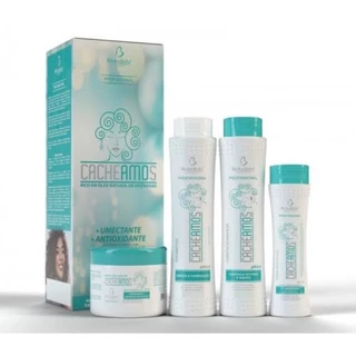 Kit Capilar Cacheamos Hidratação para cabelos cacheados,ondulados,crepos Bio Instinto