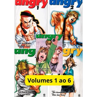 Mangá ANGRY Novo Lacrado Todos Volumes 1 ao 6