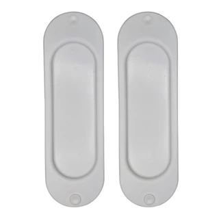 Puxador concha para porta ou janela de correr 14cm de sobrepor (PAR)