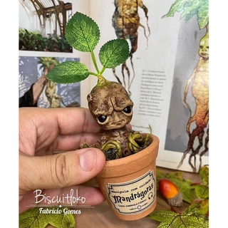mandrágora miniatura harry Potter colecionável
