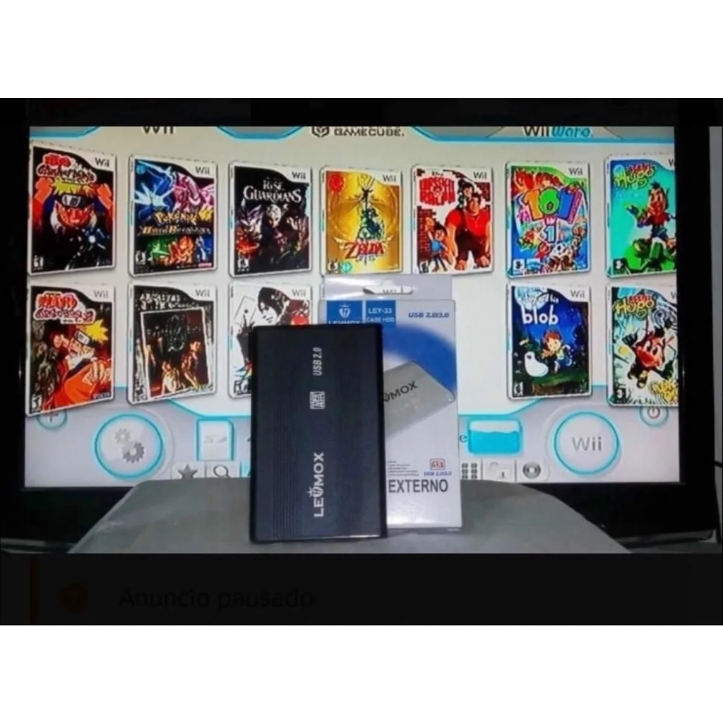 1tb Hd Ext P/ Nintendo Wii C Jogos Wii & Gc +10mil Emu | Shopee