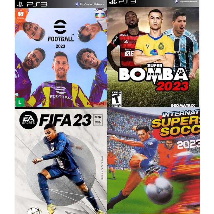 COMBO PES 2023 + FIFA 23 no PENDRIVE 64 gb Original P/ PS3 DESBLOQUEADO -  DS GAMES PRO