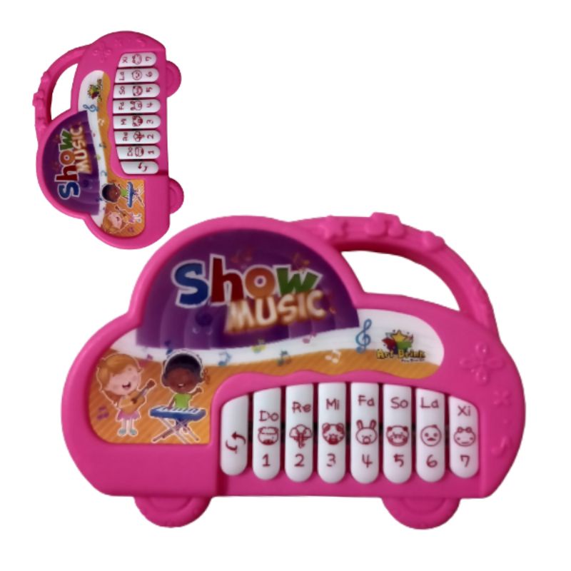 Brinquedo Infantil Piano Sinfonia Rosa Para Crianças 3+Anos WinFun -  Baby&Kids