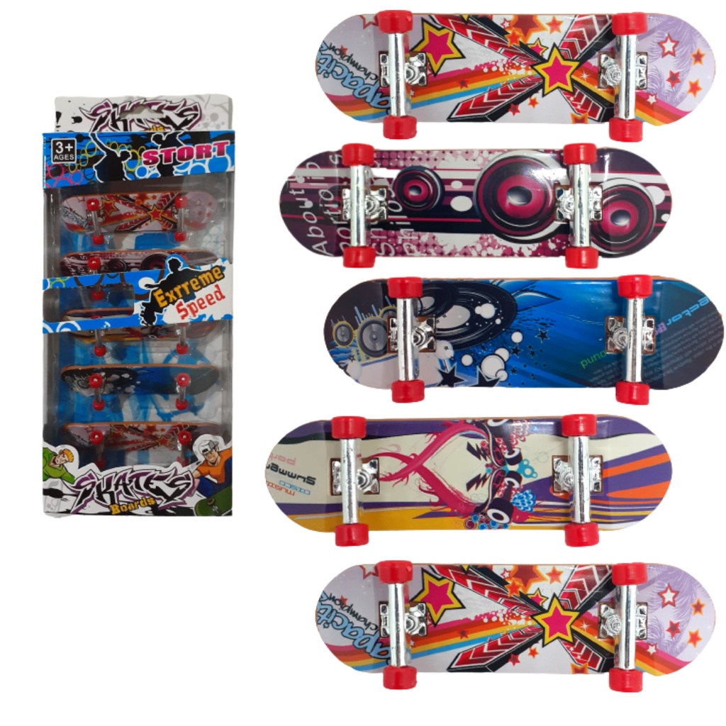 Skate De Dedo Fingerboard C/lixa Brinquedo Infantil Presente