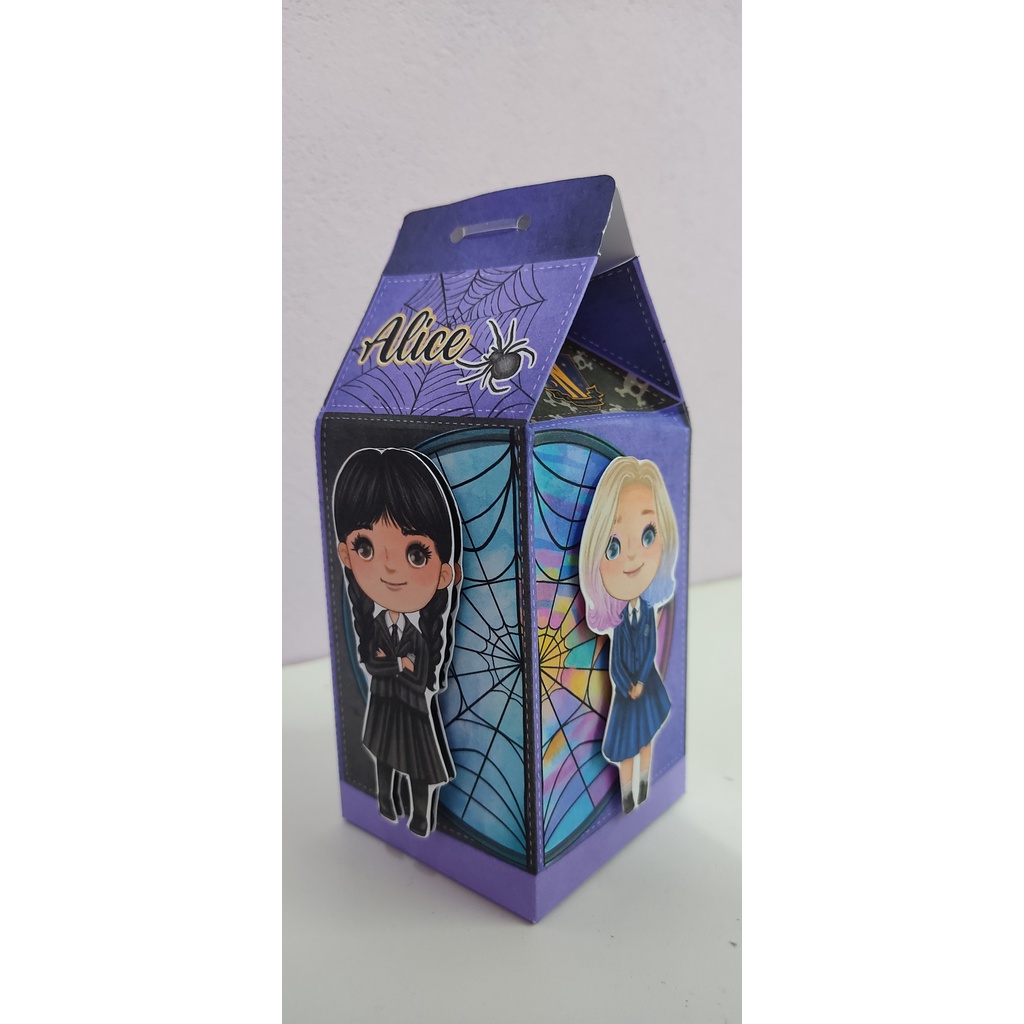 20 Unidades Caixa milk Wandinha Addams e Enid | Shopee Brasil