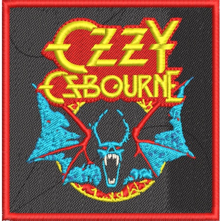 patch bordado ozzy osborne termocolante
