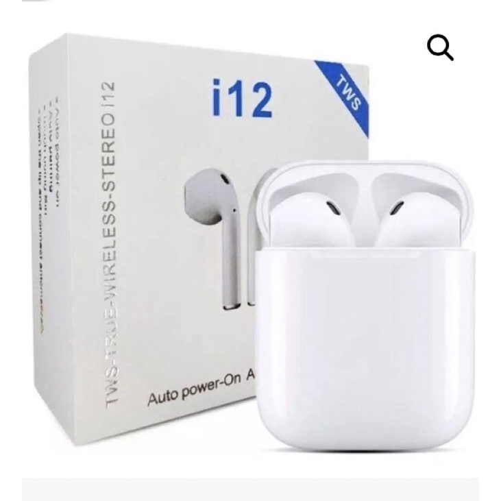 Fone de Ouvido I12 Bluetooth Earphone Headset Ipods 12