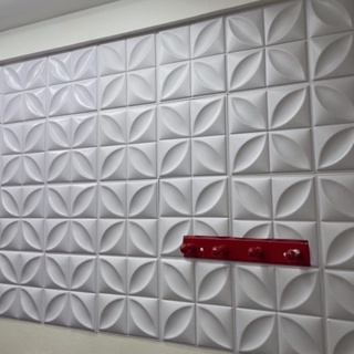 Kit 50 Placas PVC 3d Revestimento De Parede Decorativa 25 cm