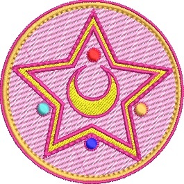 Anime Sailor Moon Crystal Star Brooch Embroidered Patch – Patch