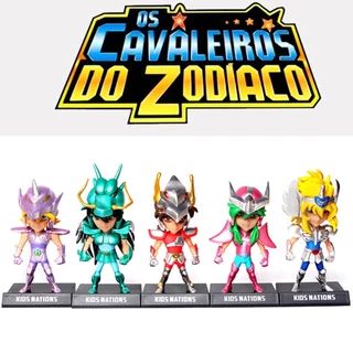Bonecos Cavaleiros do Zodíaco - Action Figure miniatura - Boneco colecionável - Saint Seiya