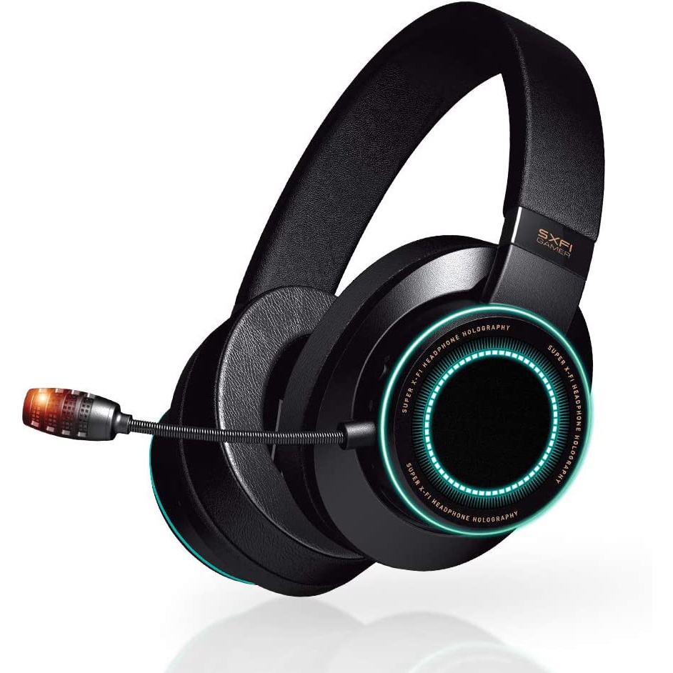 Headset Gamer Creative SXFI, USB-c, RGB, Black, 51EF0880AA000 | Shopee ...