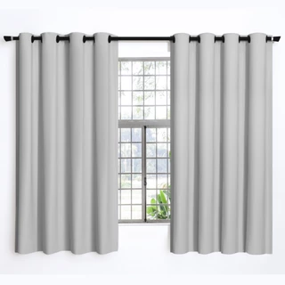 Cortina Blackout PVC Corta 100% a Luz 2,80x1,60m Blecaute para Sala Quarto Casal Bebê Cores Varão Simples Qualidade Barato