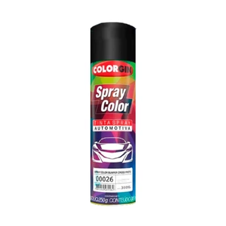 Spray Color Bumper Cross Preto Texturizado