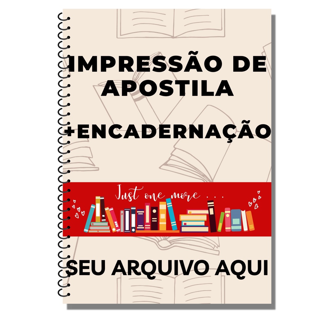 Impressão De Apostila Frente E Verso Encadernação 300 350 Ou 400 Paginas Shopee Brasil 4572