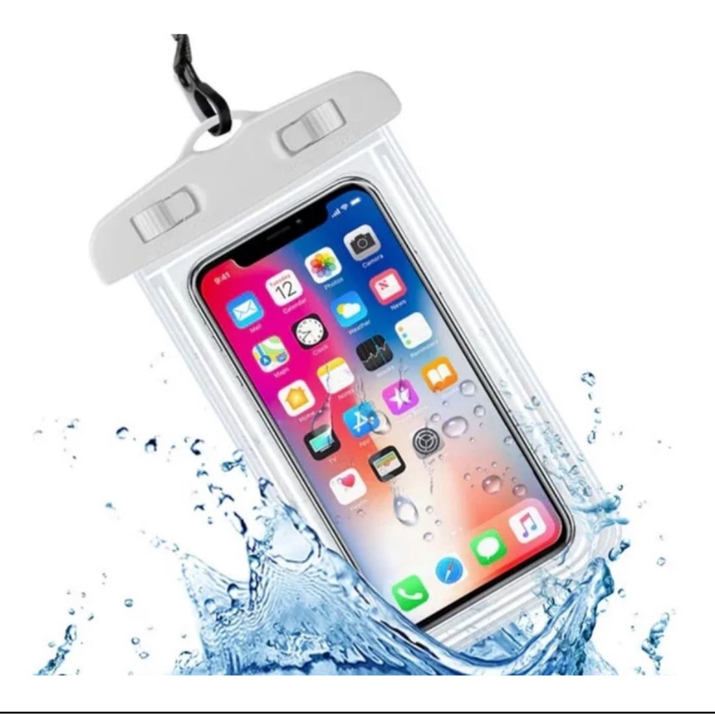 Capa Bolsa Prova Dágua Impermeável Celular ( CORES SORTIDOS ) | Shopee ...