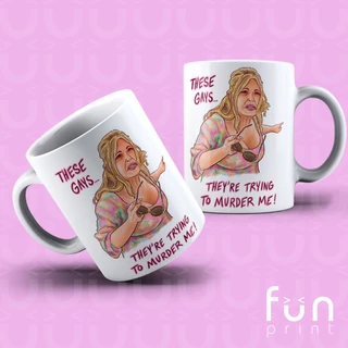 Caneca Porcelana Meme Tanya McQuoid - The White Lotus