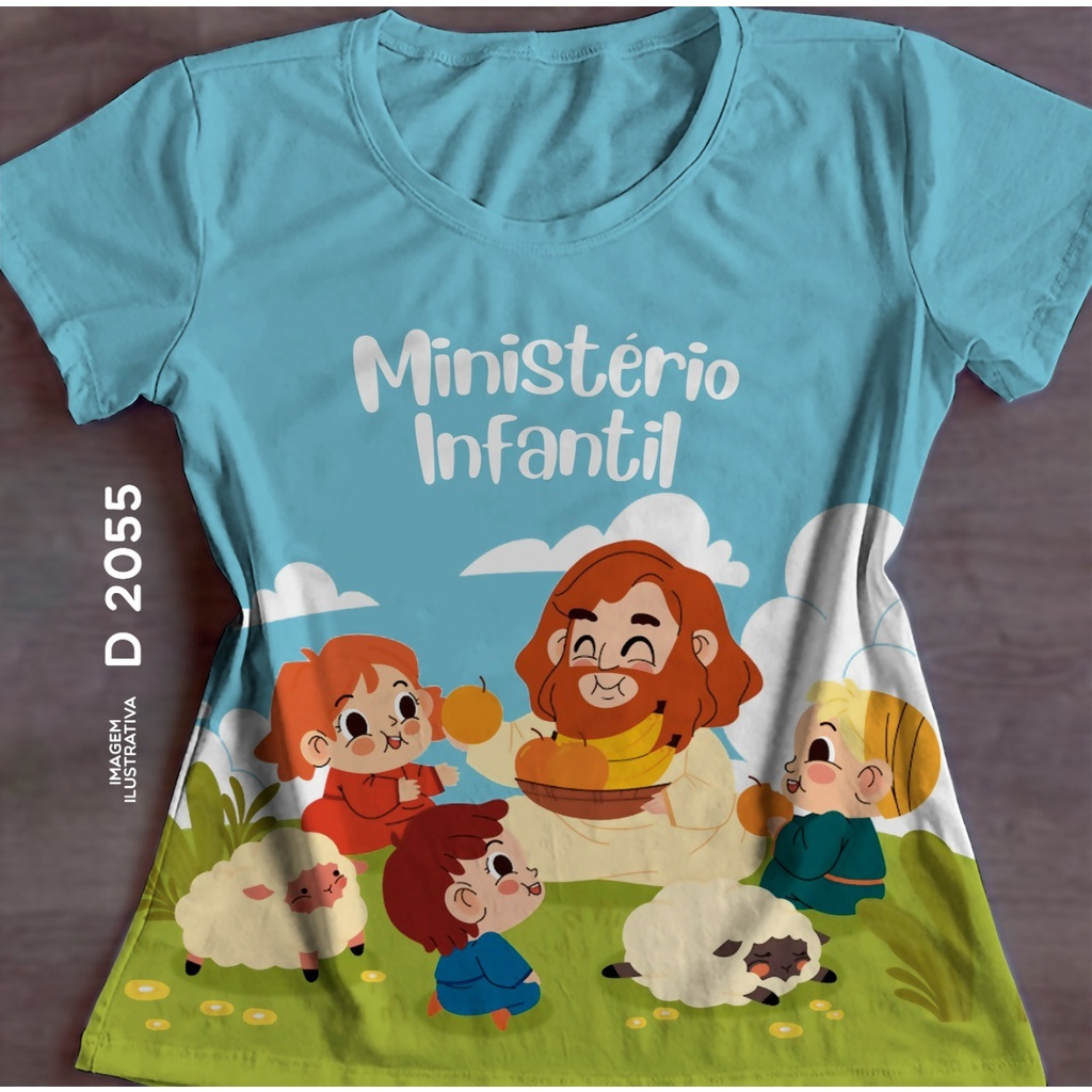 Camiseta Personalizada para Igreja Infantil