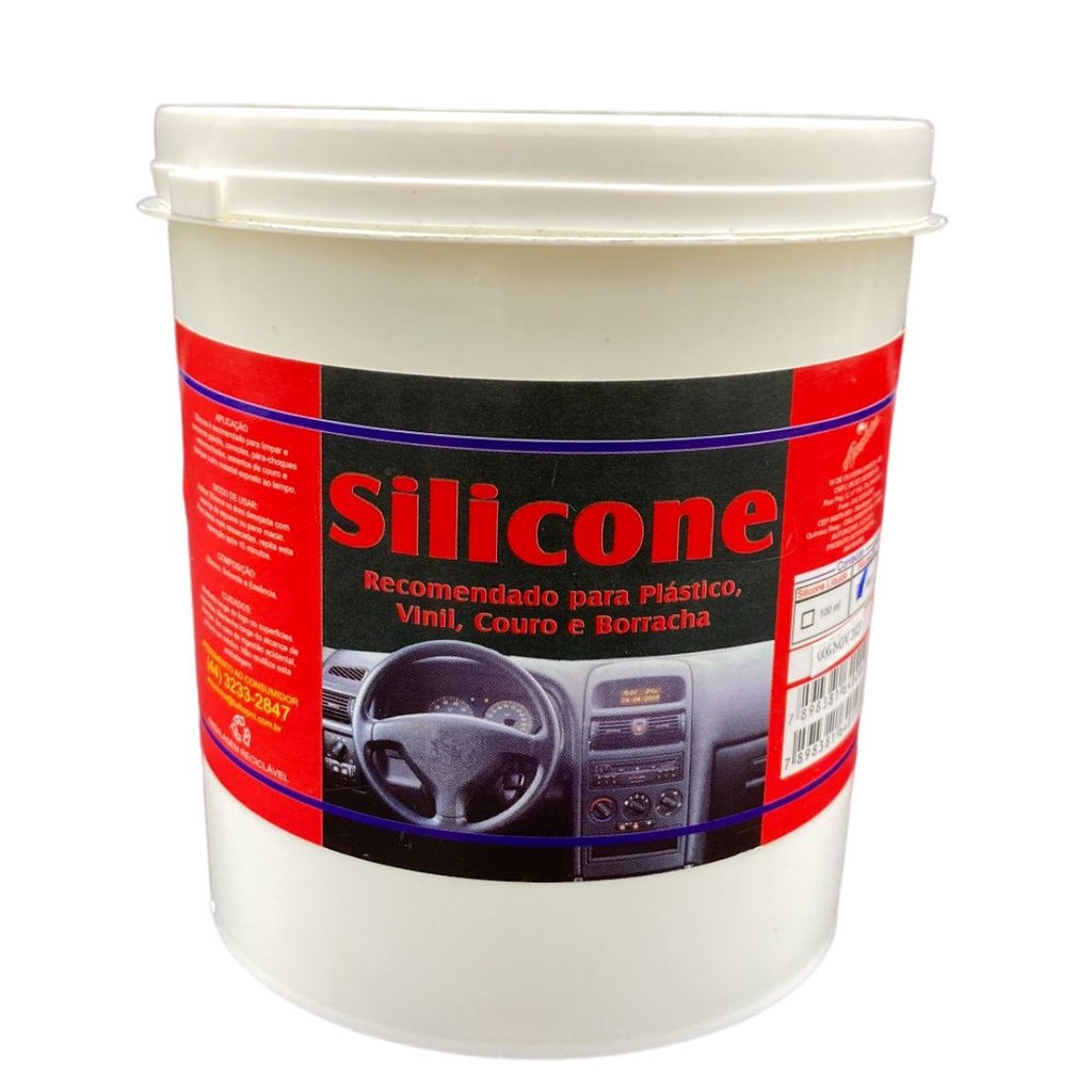 Silicone em gel 500g que não mela e não agarra poeira - Ideal para todo  tipo de limpeza em estética automotiva e lava jato