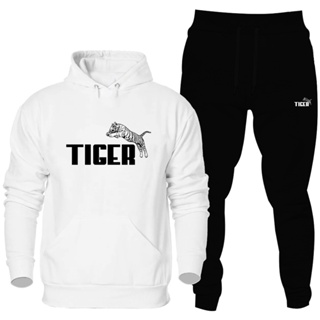 Conjunto de Moletom Blusa e Calça Adulto TIGER Unissex
