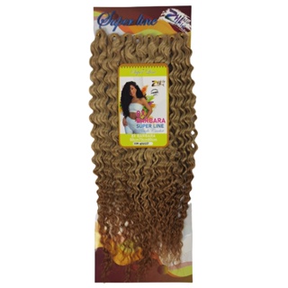 Cabelo Modelo Barbara Super Line Fibra Orgânica Cacheado Método Croc