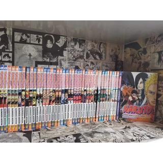 MANGAS NARUTO SHIPPUDEN DA PRIMEIRA EDIÇÃO PANINI VOLUME 1 AO 72 E DATABOOKS LIVRO SECRETO DO GUERREIRO GAIDEN xD