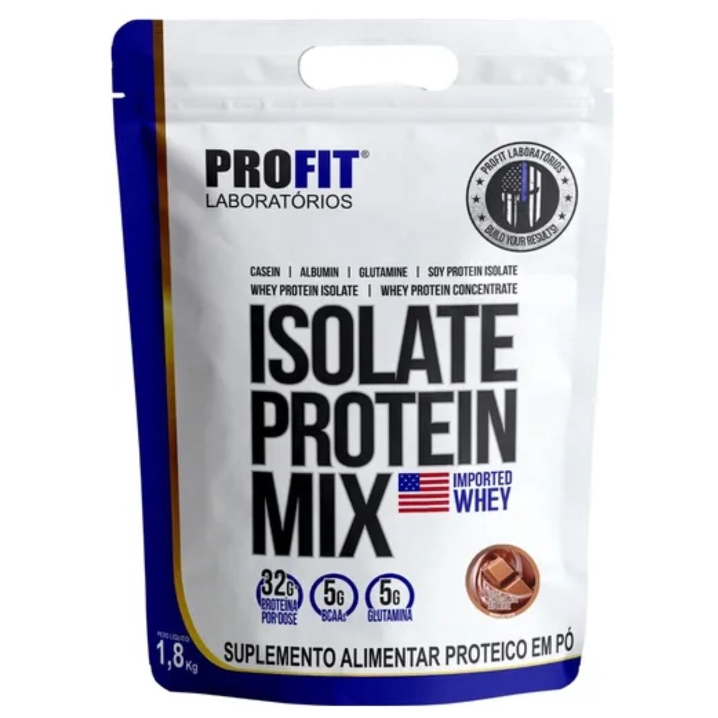 Whey Isolate Protein Mix – Pacote 900g ou 1,8kg – Profit Labs Importado – 100% Original