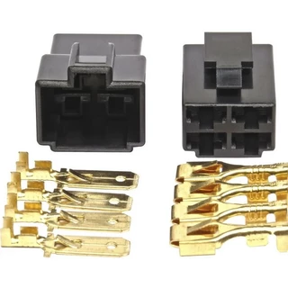 Kit Conector Engate 4 Vias Som Automotivo