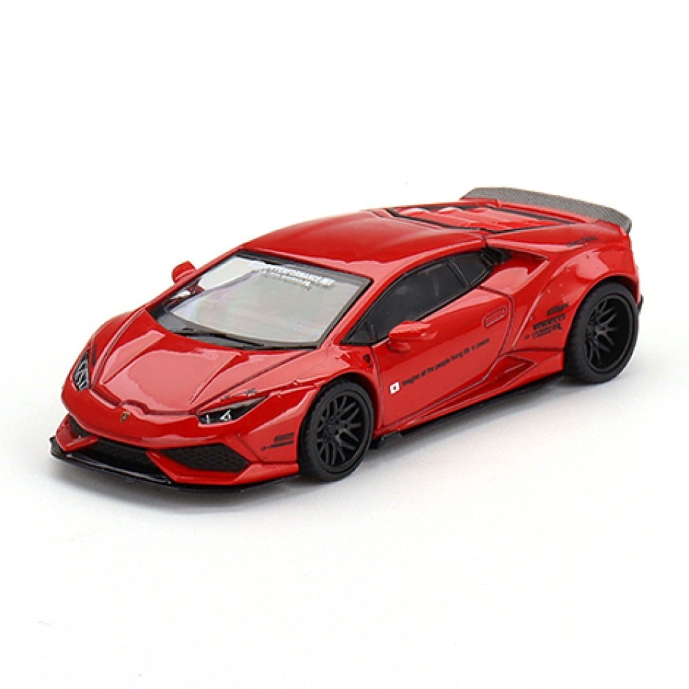 Mini GT 375 1 64 LB Trabalhos LAMBORGHINI HURACAN VER . 2 Escala Vermelha DIECAST Carro Modelo