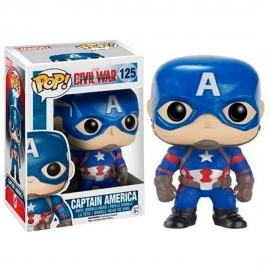 FUNKO POP MARVEL CAPTAIN AMERICA CIVIL WAR - CAPTAIN AMERICA 125 NOVO ORIGINAL em Oferta na Shopee