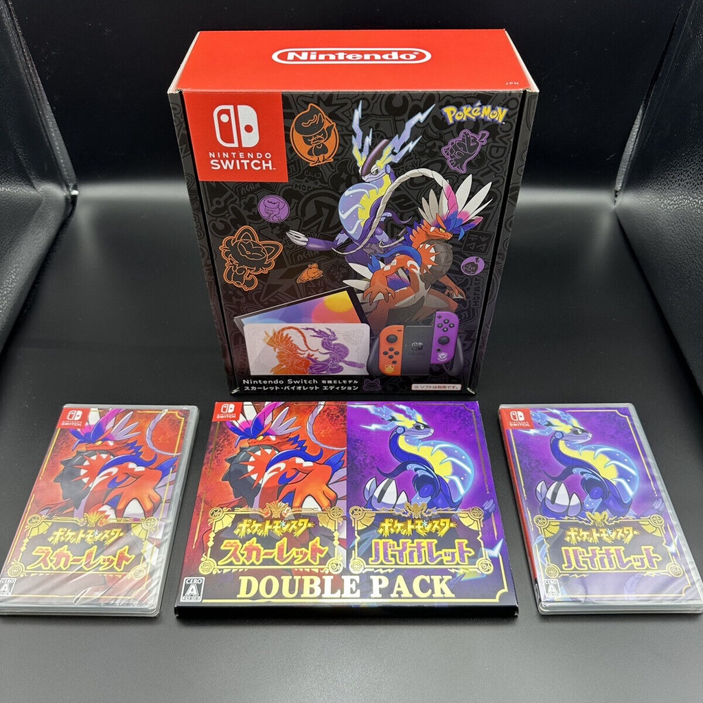 Console Nintendo Switch OLED Pokémon Scarlet & Violet Edition [ Edição  Especial ]