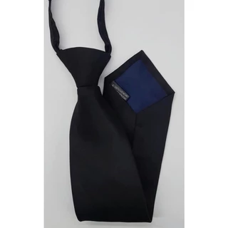 Gravata Juvenil de Zíper - Preto Fosco - COD: ZF172
