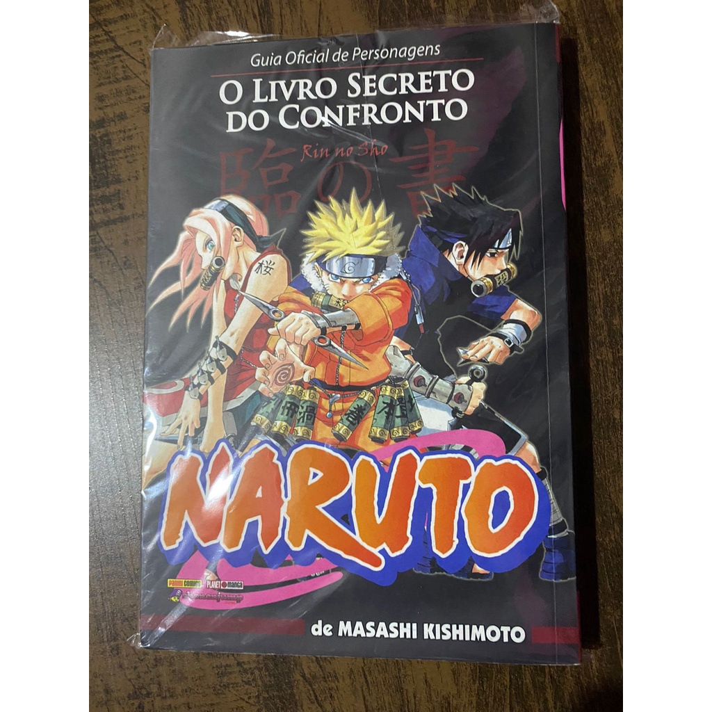 Naruto: Guia Oficial De Personagens - O Livro Secreto Do Confronto - Rin No  Sho