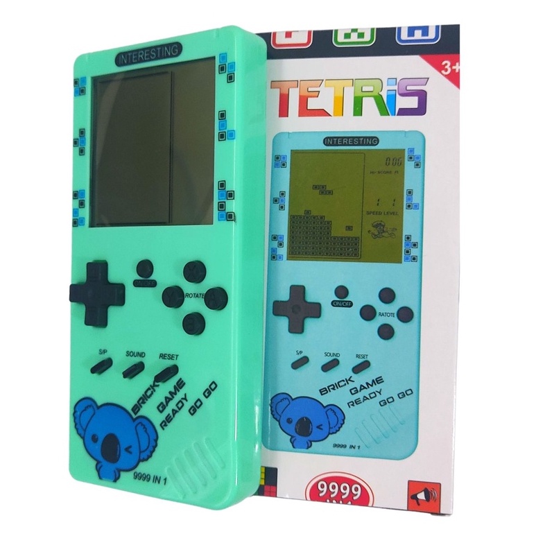 Mini Game Tretis Brinck Game Portátil 9999 in 1 jogos