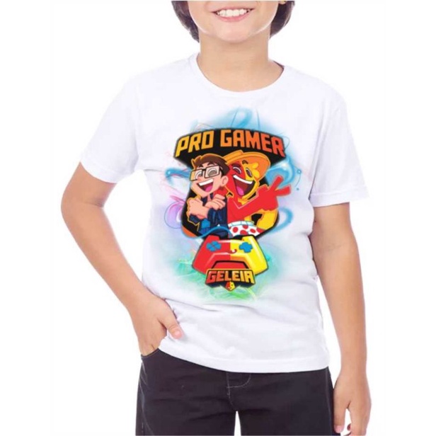 Camiseta Infantil Geleia Minecraft